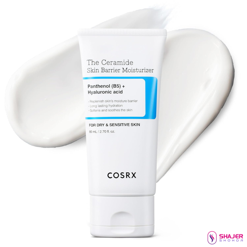 COSRX The Ceramide Skin Barrier Moisturizer with Panthenol (B5) + Hyaluronic Acid for Dry & Sensitive Skin 80ml