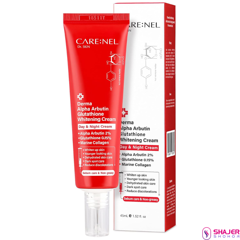 Carenel Derma Alpha Arbutin Glutathione Whitening Cream 45ml