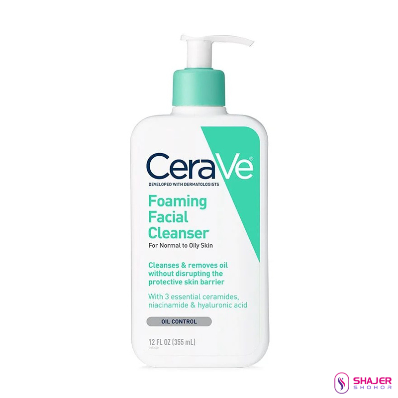 CeraVe Foaming Facial Cleanser For Normal To Oily Skin 355ml