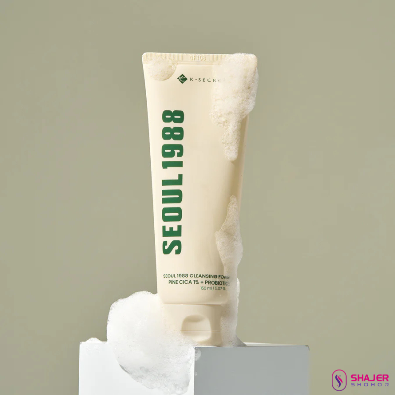 KSECRET SEOUL 1988 Cleansing Foam : Pine Cica 1% + Probiotics (150ml)