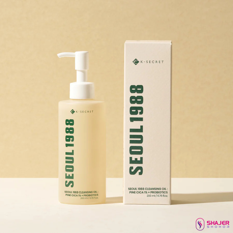 KSECRET SEOUL 1988 Cleansing Oil : Pine Cica 1% + Probiotics (200ml)