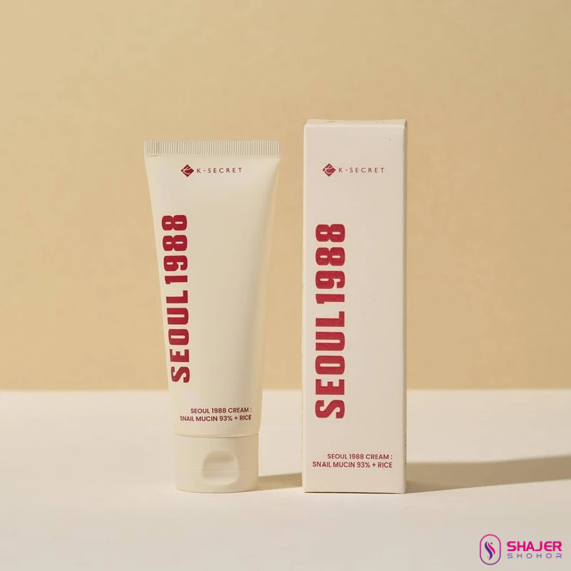 K-SECRET SEOUL 1988 Cream : Snail Mucin 93% + Rice (100ml)