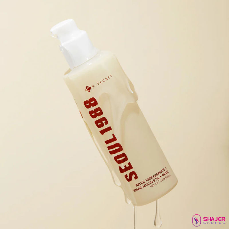 K-SECRET SEOUL 1988 Essence : Snail Mucin 97% + Rice (100ml)