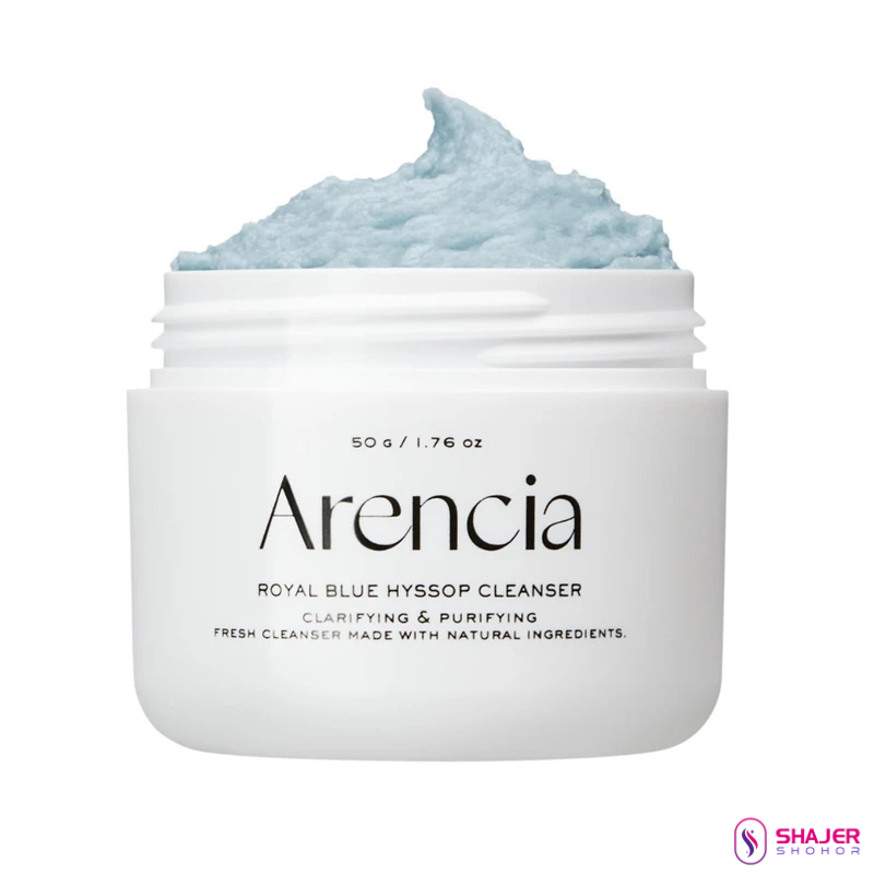 Arencia Fresh Blue Hyssop Rice Mochi Cleanser (120gm)