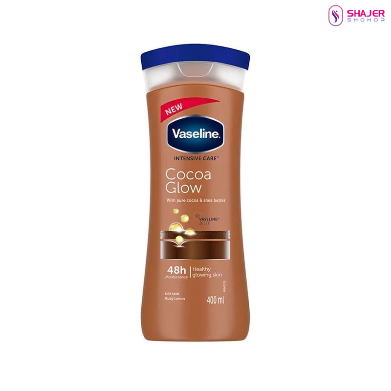 Vaseline Intensive Care Cocoa Glow Moisturising Body Lotion – 400ml