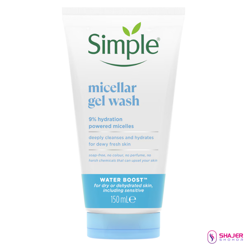 Simple Water Boost Micellar Facial Gel Wash 150ml