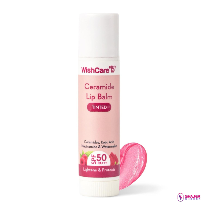 Wishcare Ceramide Lip Balm with SPF 50 PA+++ Tinted (5gm)