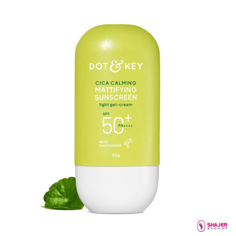 Dot & Key CICA Calming Mattifying Sunscreen SPF 50 PA++++ (50gm)