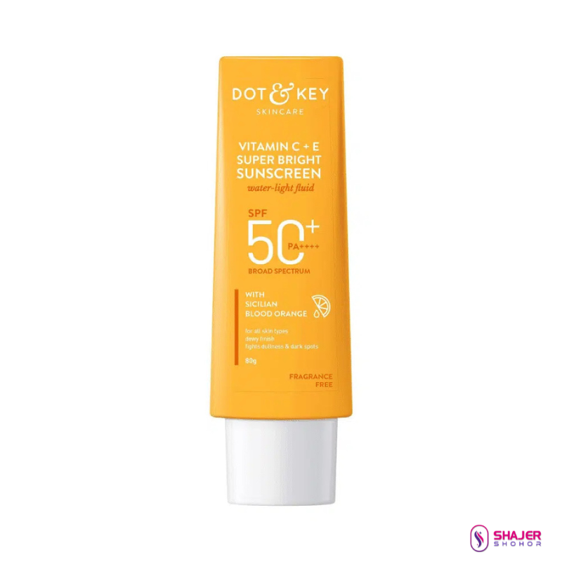 Dot & Key Vitamin C + E Sunscreen, SPF 50+ PA++++ (80ml)