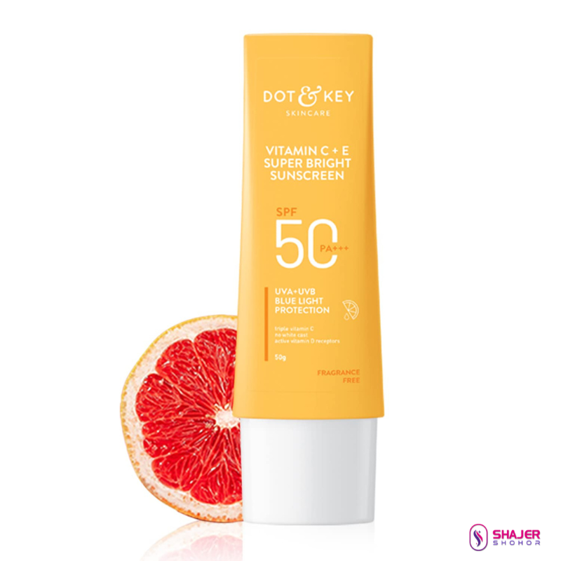 Dot & Key Vitamin C + E Sunscreen, SPF 50+ PA++++ (50ml)