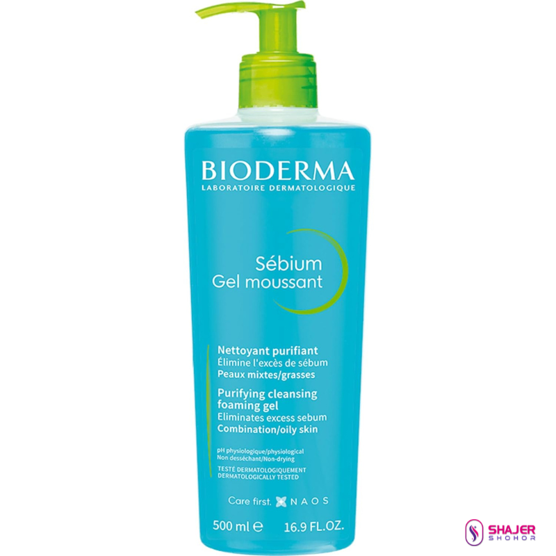 Bioderma Sebium Gel Moussant Purifying Cleansing Foaming Gel (500ml)